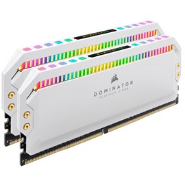 CORSAIR DOMINATOR PLATINUM RGB 16GB (2X8GB) DDR4 3200MHz CL16 Beyaz PC Bellek (CMT16GX4M2Z3200C16W)