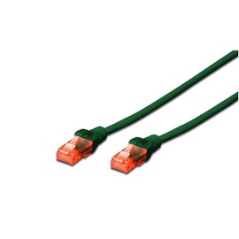 Digitus DK-1617-005-G 0.5M CAT 6, U-UTP, AWG 26/7 Yeşil Patch Kablo  network ağ kablo 
