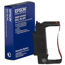 EPSON C43S015376 ERC-38BR Siyah/Kırmızı Şerit