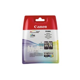 CANON 2970B010 PG-510BK-CL-511 2 Li Paket Kartuş