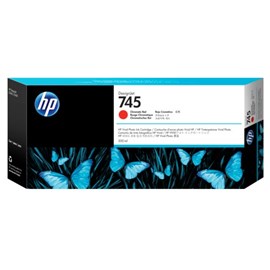 HP F9K06A (745) 300 Ml Kromatik Kırmızı Geniş Format Mürekkep Kartuş