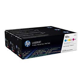 HP U0SL1AM (131A) 1.800 Sayfa Camgöbeği(Mavi) Macenta(Kırmızı) Sarı 3 Lü Paket Toner