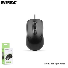 Everest SM-163 USB Kablolu Siyah Optik Mouse
