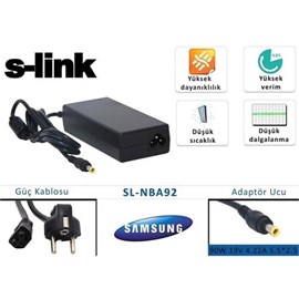 S-Link SL-NBA92 90W 19V 4.22A 5.5-2.5 Notebook Adaptör