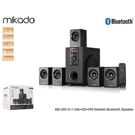 Mikado MD-505 5+1 Usb+SD+FM Destekli Bluetooth Speaker