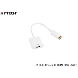 Hytech HY-DS10 Display Port To HDMI 10cm Çevirici 