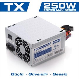 TX POWERMAX TXPSU250S1 250W 2xSata 2xIde Güç Kaynağı