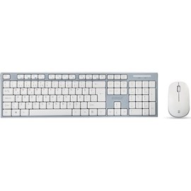 Everest KM-6063 Beyaz-Gri Kablosuz Q Klavye Mouse Set