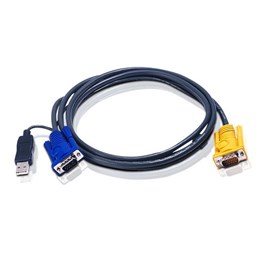 ATEN 2L-5206UP USB KVM 6 Metre (Keyboard/Video Monitor/Mouse) Switch İçin Kablo