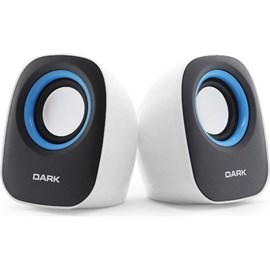 Dark SP100 1+1 Multimedia Beyaz/Mavi USB Hoparlör (DK-AC-SP100)