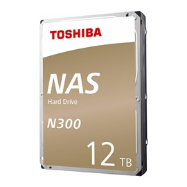 TOSHIBA N300 3.5" 12TB 256MB Cache 7200 RPM SATA 3 Nas Disk (HDWG21CUZSVA)
