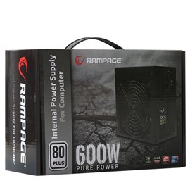 Rampage RMP-600-80P 600W 80PLUS 12 cm Fan Güç Kaynağı