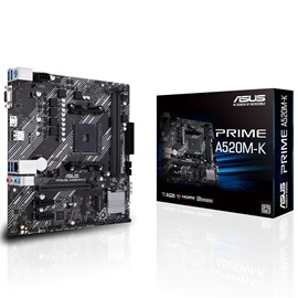 ASUS PRIME A520M-K DDR4 4600MHz AM4 mATX 64 GB HDMI ANAKART