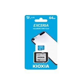 KIOXIA 64GB MICRO SDHC C10 100MB/s KART BELLEK (LMEX1L064GG2)