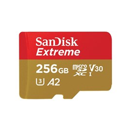 256GB MICRO SD EXTREME SANDISK SDSQXA1-256G-GN6MN 256GB 160MB/S FOR AKSİYON KAMERASI VE DRONE