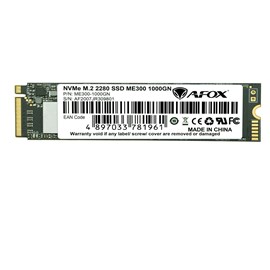 AFOX ME300-1000GN 1000GB M.2 2280 NVME PCI-E  2515-1816MB/S 3D TLC FLASH SSD