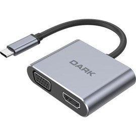 Dark DK-AC-U31XMST TypeC 3.1 to HDMI + VGA Çevirici