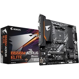 GIGABYTE B550M AORUS ELITE 4000MHz DDR4 AM4 M.2 HDMI DVI mATX Anakart