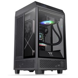 Thermaltake The Tower 100 Siyah 3xTempered Glass Pencereli MiniT Oyuncu Kasası (CA-1R3-00S1WN-00)