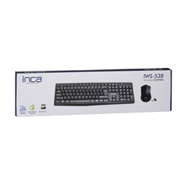 Inca IWS-538 Kablosuz Siyah Klavye Mouse Set