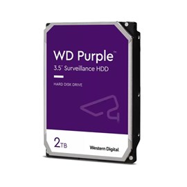 Western Digital WD22PURZ Purple Surveillance 3.5" 2TB 256MB 7/24 Güvenlik Kamerası Diski
