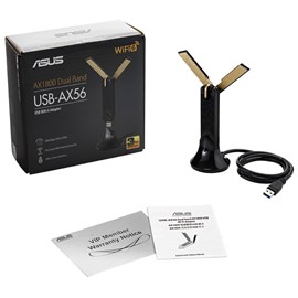 Asus USB-AX56 Dual Band AX1800 USB Wi-Fi Adaptör