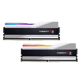 GSKILL F5-6000J3040F16GX2-TZ5RS Trident Z5 RGB Silver DDR5 6000MHz CL30 32GB(2x16GB) PC Ram