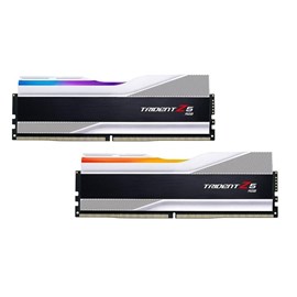 GSKILL F5-6000J3040G32GX2-TZ5RS Trident Z5 RGB Silver DDR5 6000MHz CL30 64GB(2x32GB) PC Ram