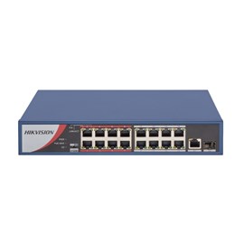 Hikvision DS-3E0318P-E/M(B) 16 Port Yönetilemez Switch