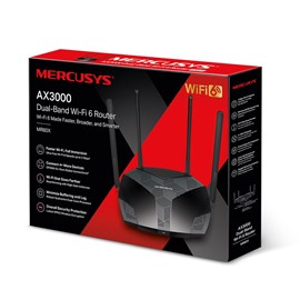 Mercusys MR80X AX3000 Dual Band Wi-Fi 6 Router