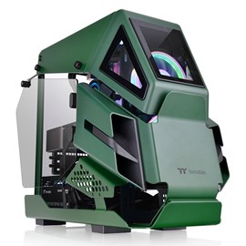 Thermaltake AH T200 Racing Green Tempered Glass Pencereli Mikro ATX Kasa (CA-1R4-00SCWN-00)