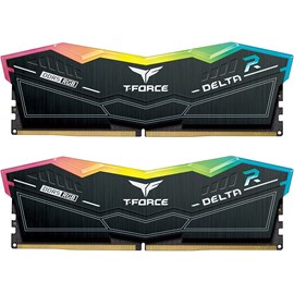Team T-Force DELTA RGB Black 32GB(2x16GB) DDR5 6400Mhz CL40 (FF3D532G6400HC40BDC01) PC Ram