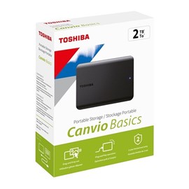 Toshiba Canvio Basic 2TB 2.5" USB3.2 Siyah (HDTB520EK3AA) Taşınabilir Disk