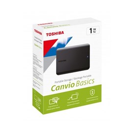 Toshiba Canvio Basics 1TB 2.5" USB3.2 Siyah (HDTB510EK3AA) Taşınabilir Disk