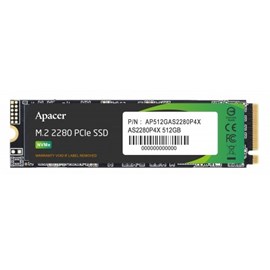 Apacer 512GB 2100-1500 MB/s M.2 PCIe Gen3x4 SSD Disk (AP512GAS2280P4X-1)