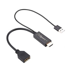 QPort Q-DPX HDMI to DisplayPort Çevirici