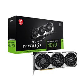 MSI GEFORCE RTX 4070 VENTUS 3X E 12G OC 12GB GDDR6X 192Bit Ekran Kartı