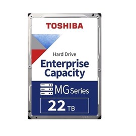 TOSHIBA 22TB MG512e 3.5" 7200RPM SATA 512MB MG10AFA22TE 7/24 Enterprise Güvenlik Diski