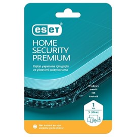 ESET Home Security Premium (3 Kullanıcı 1 Yıl ) Kutu