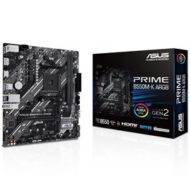 Asus PRIME B550M-K ARGB DDR4 AMD B550 Soket AM4 mATX Anakart