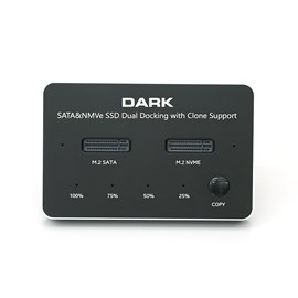 Dark DK-AC-DSDM2C M.2 NVMe SATA SSD Klon Destekli Disk İstasyonu