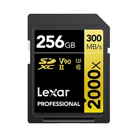 Lexar LSD2000256G-BNNNG Professional 2000x 256GB SDXC Hafıza Kartı