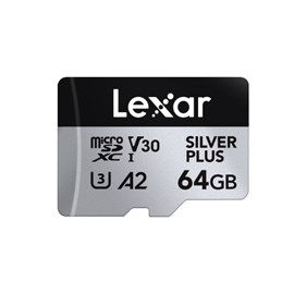 Lexar LMSSIPL064G-BNANG Professional SILVER PLUS 64GB microSDXC Hafıza Kartı