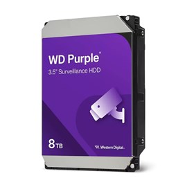 WD Purple 8TB 3.5" 5640RPM 256MB SATA WD85PURZ 7/24 Güvenlik Diski