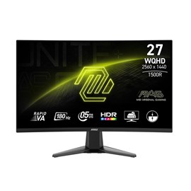 MSI MAG 27CQ6F 27" 0.5MS 180Hz WQHD Curved Gaming Monitör