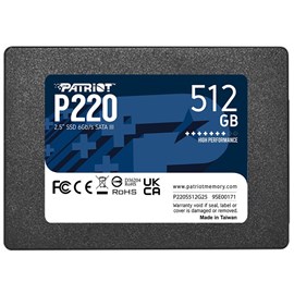 Patriot P220S512G25 2.5" 512GB SSD Disk