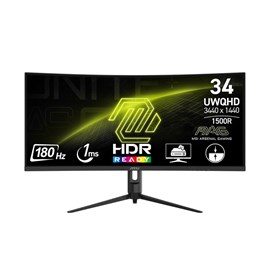 MSI MAG 342CQR E2 34" 1MS 180Hz UWQHD Curved Gaming Monitör