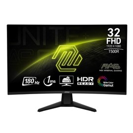 MSI MAG 32C6 31.5" 1MS 180Hz Full HD Curved Gaming Monitör