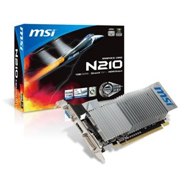 MSI GeForce N210 1GB GDDR3 64Bit Vga Dvi Hdmi Low Profile (N210-MD1GD3H-LP) Ekran Kartı