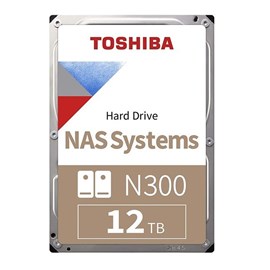 TOSHIBA N300 12TB 3.5" 7200RPM SATA 512MB HDWG51CUZSVA NAS Disk